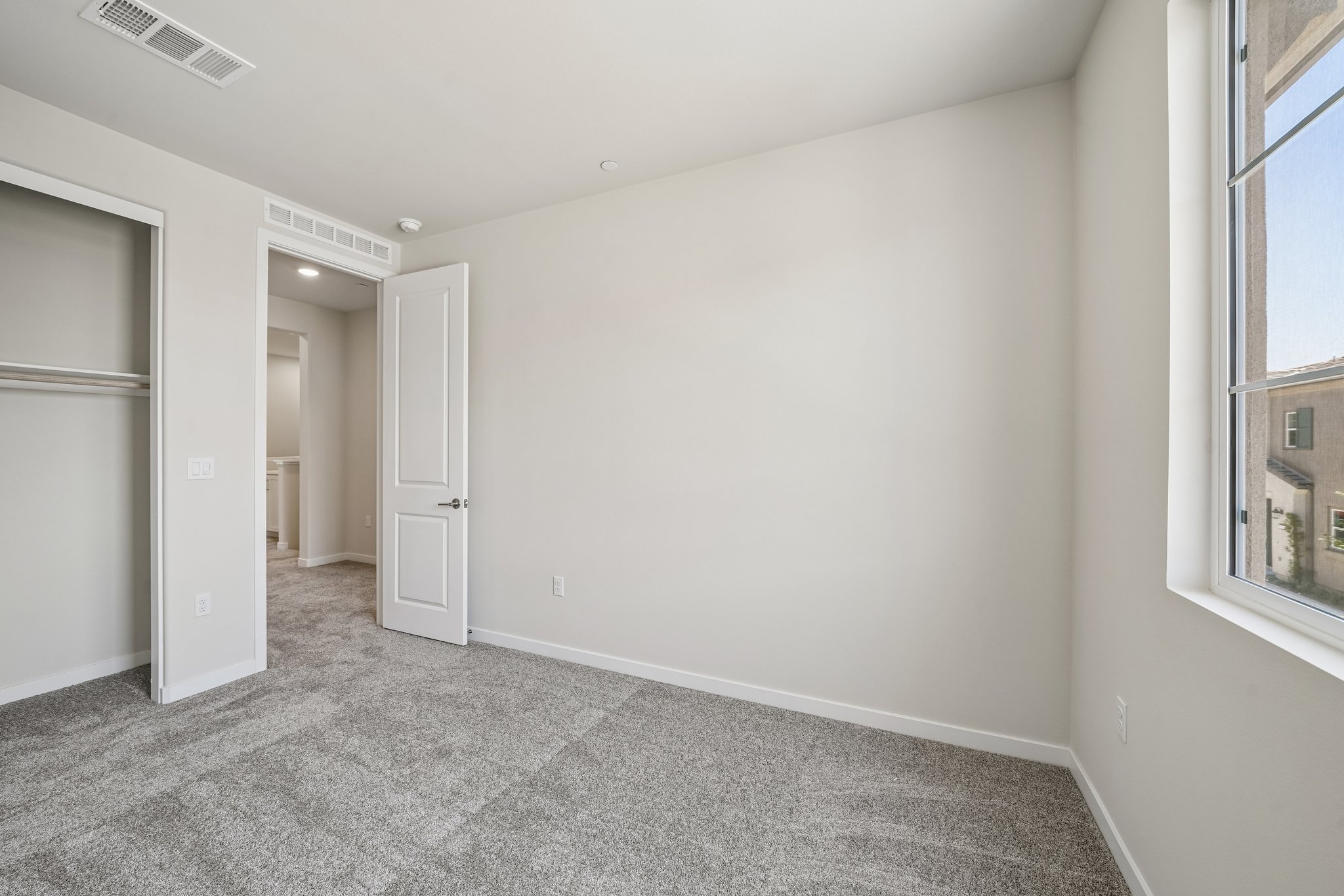 A room with white walls.