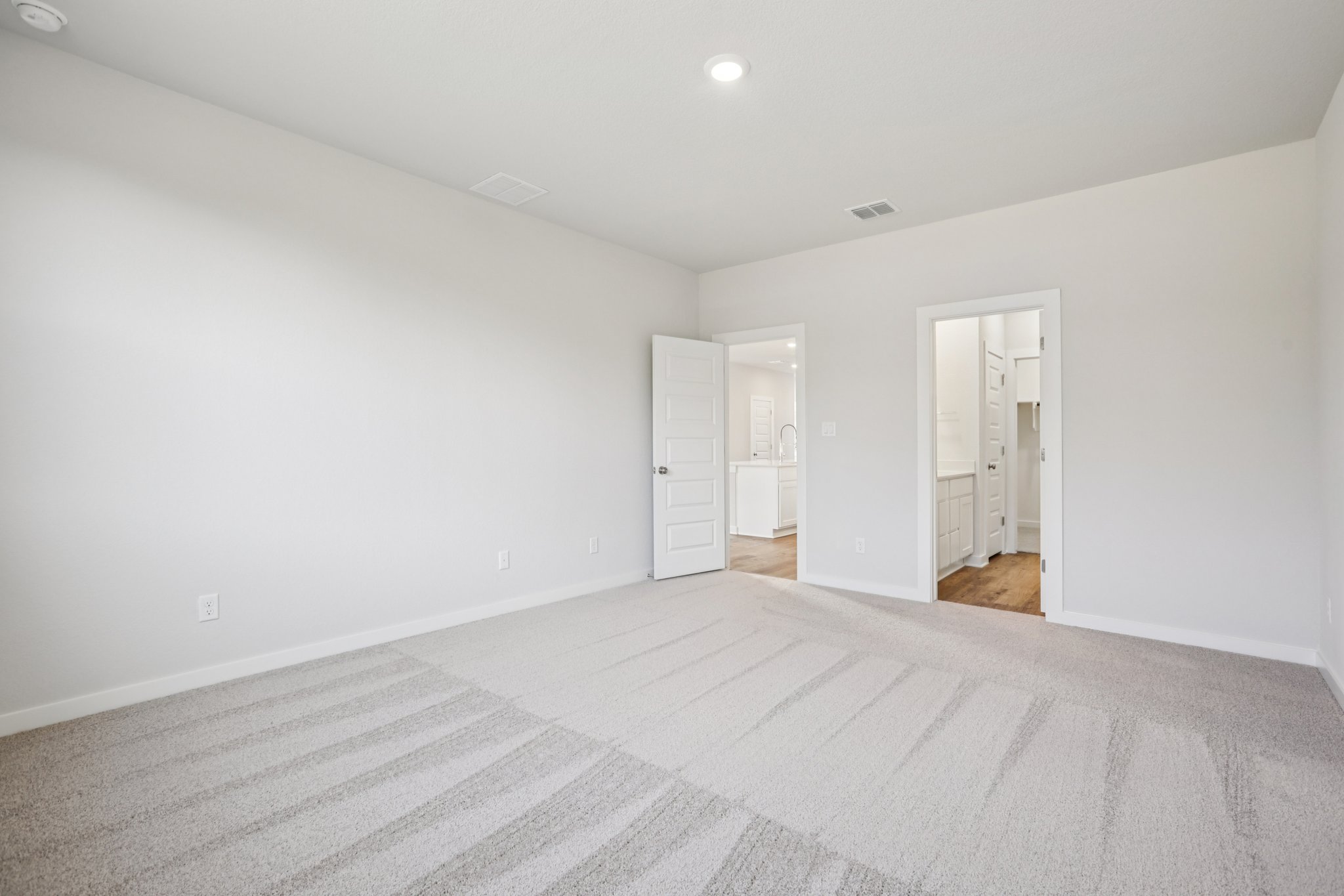 A room with white walls.