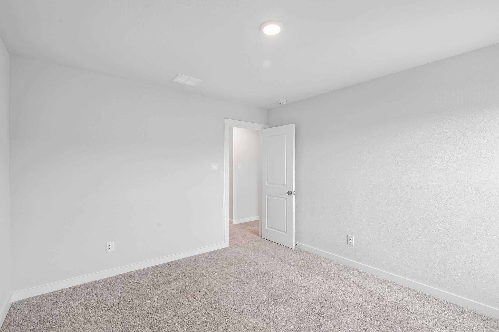 A room with white walls.