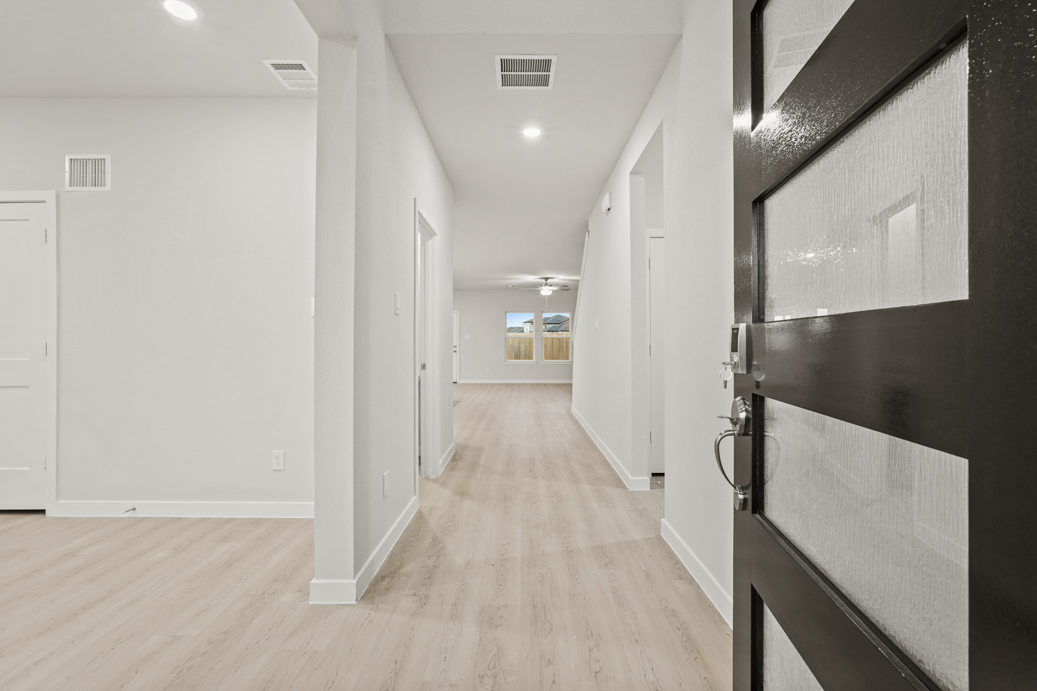 A room with white walls.