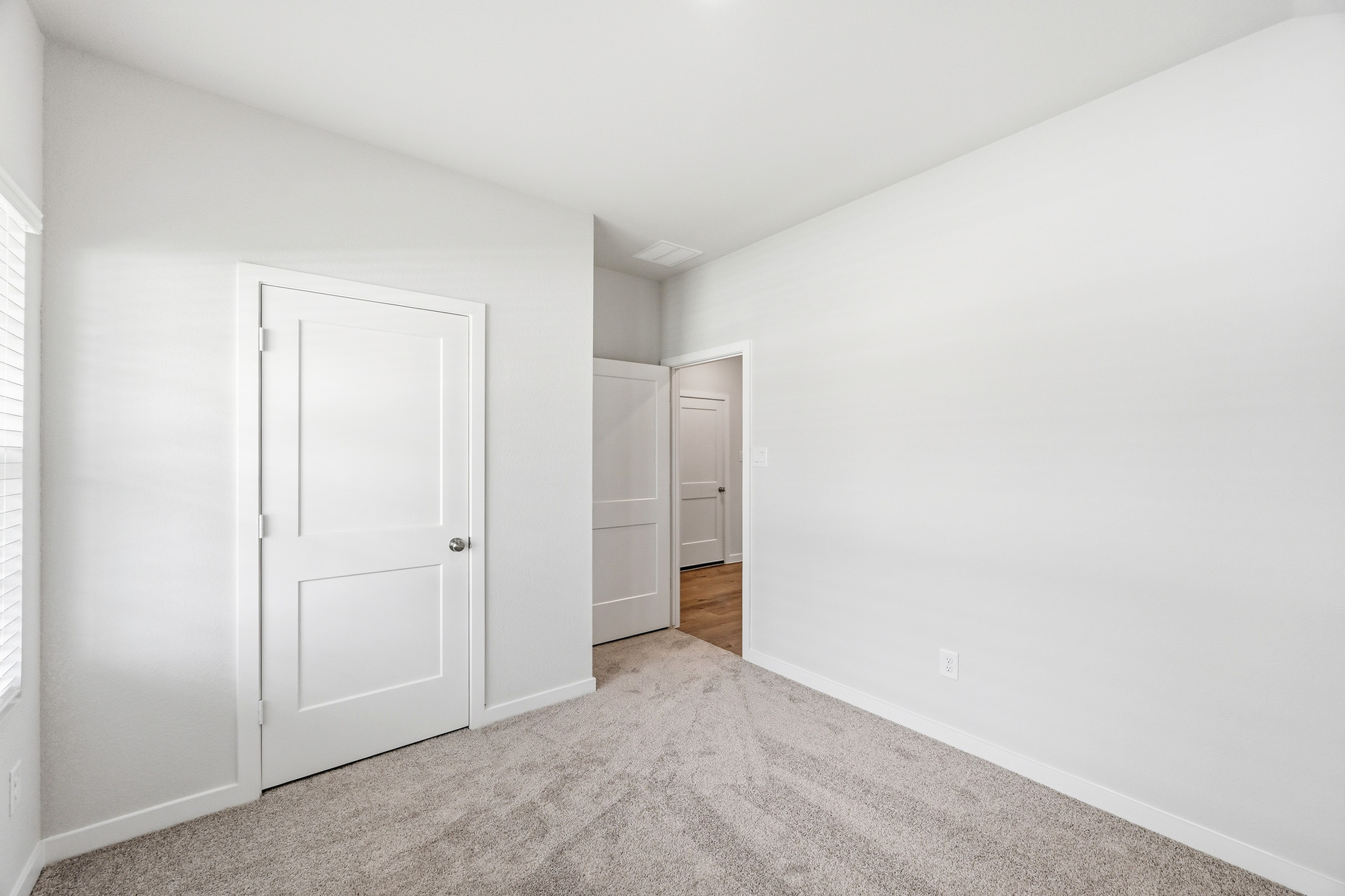 A room with white walls.