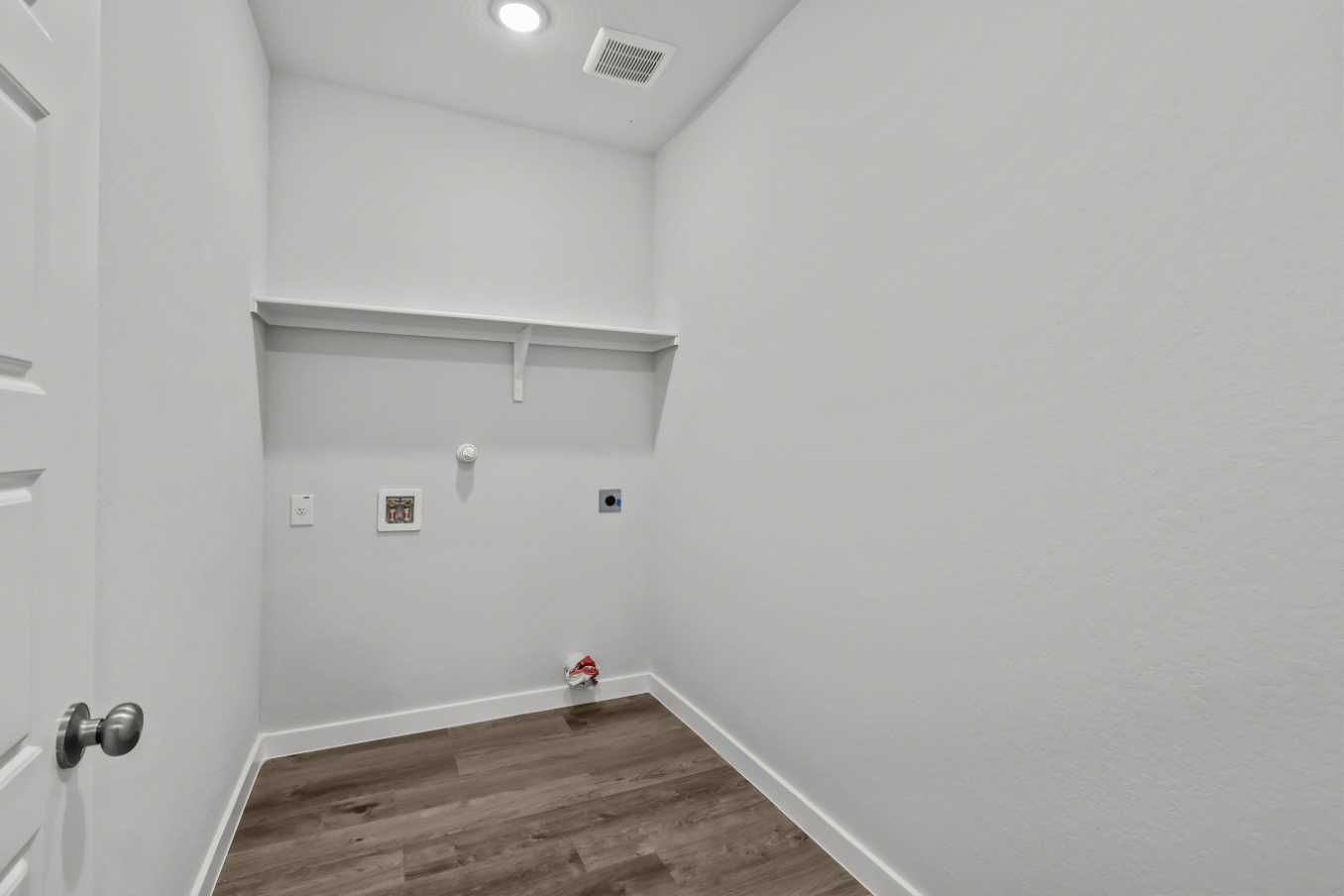 A room with white walls.