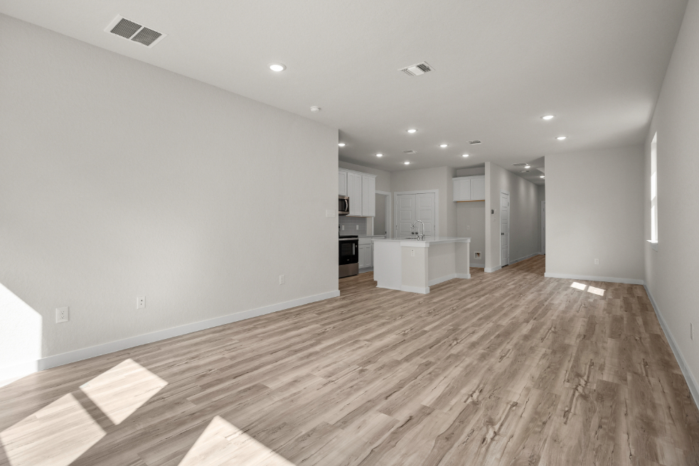 A large empty room.